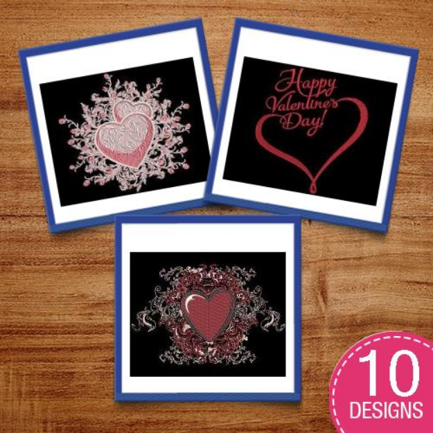 Picture of Love is in the Air Embroidery Design Pack