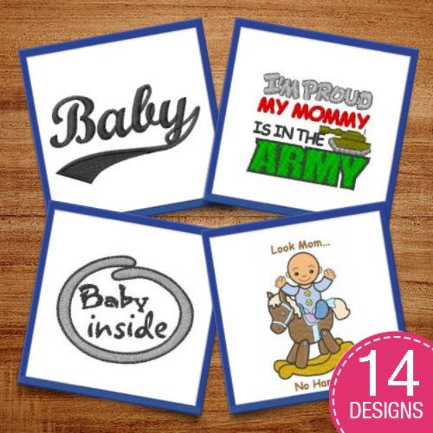 Picture of Special Delivery Babies Embroidery Design Pack
