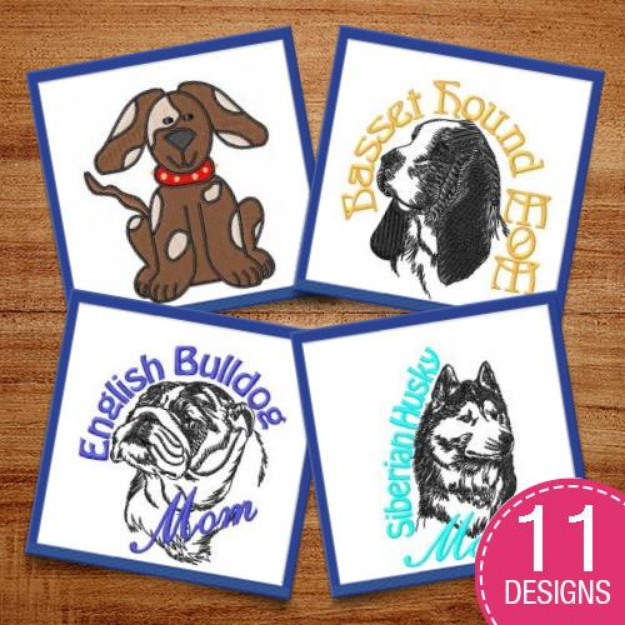 Picture of Must Love Dogs Embroidery Design Pack
