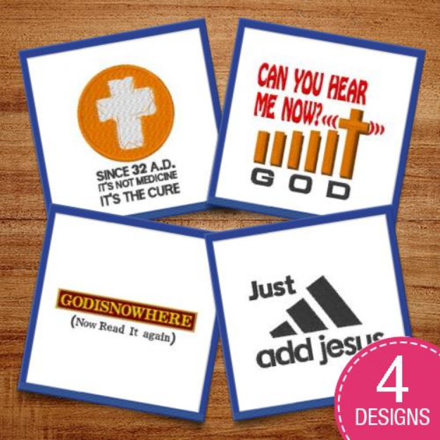Picture of Modern Religious Designs Embroidery Design Pack