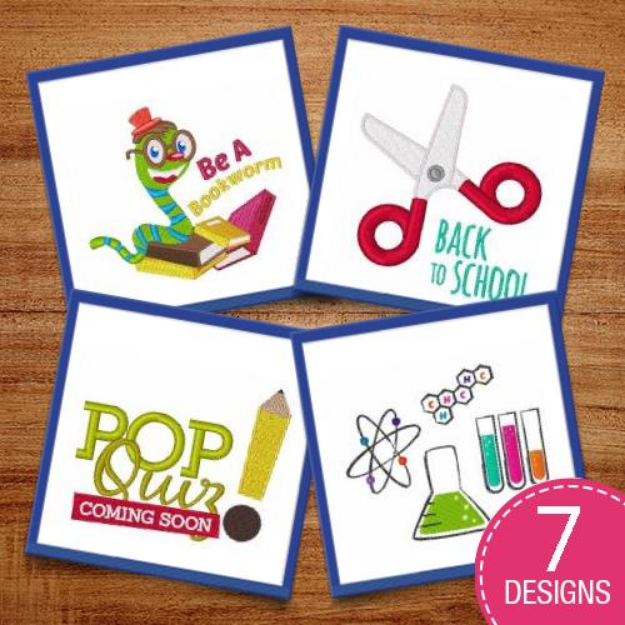Picture of Pop Quiz Embroidery Design Pack