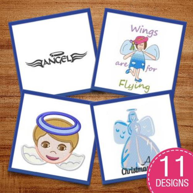 Picture of Angels Wings Take Flight Embroidery Design Pack