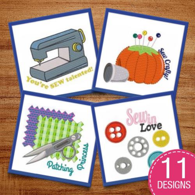 Picture of Crafty Sewing! Embroidery Design Pack