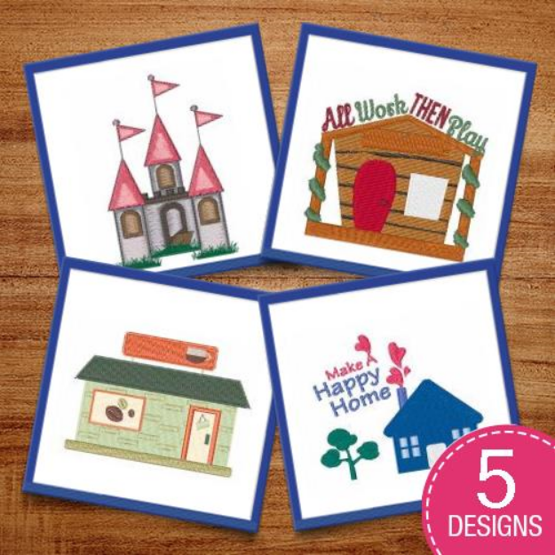 Picture of Home Sweet Home Embroidery Design Pack