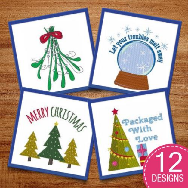 Picture of Christmas Cheer & Goodwill Embroidery Design Pack