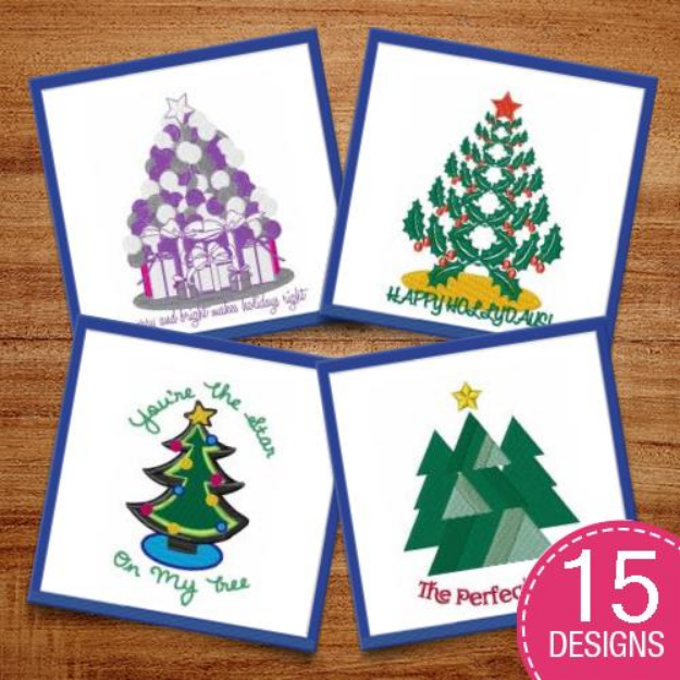 Picture of Oh Christmas Tree Embroidery Design Pack