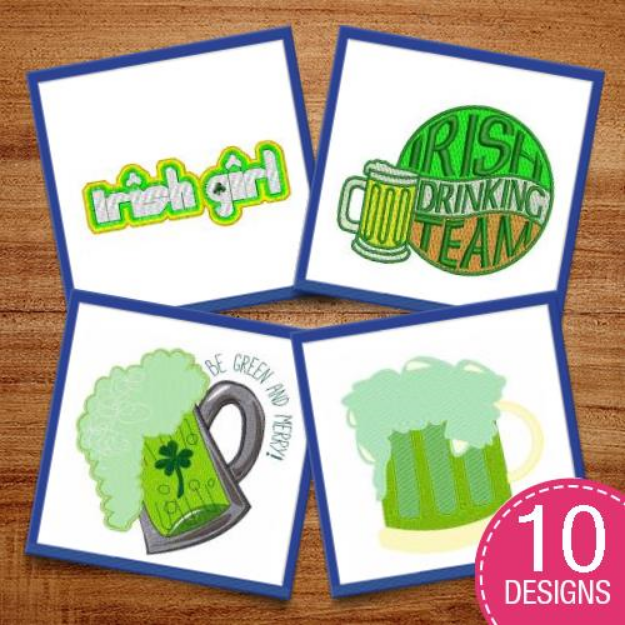 Picture of Celebrate St. Patrick! Embroidery Design Pack