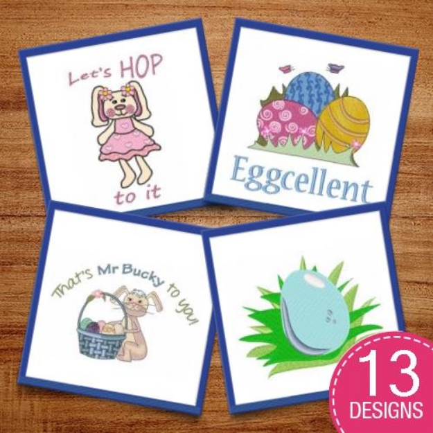 Picture of Hop to Easter! Embroidery Design Pack