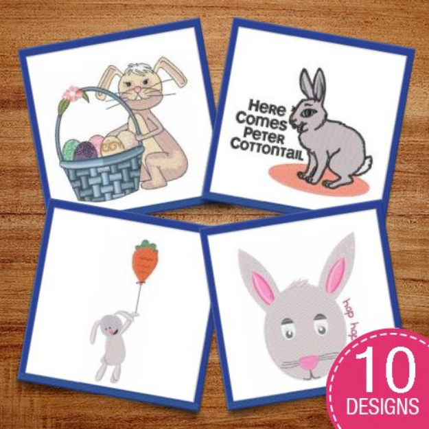 Picture of Easter Bunny Dreams Embroidery Design Pack