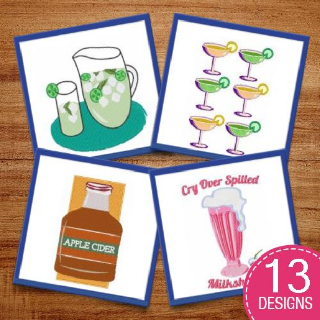 Picture of Every Day Is SUNdae Embroidery Design Pack