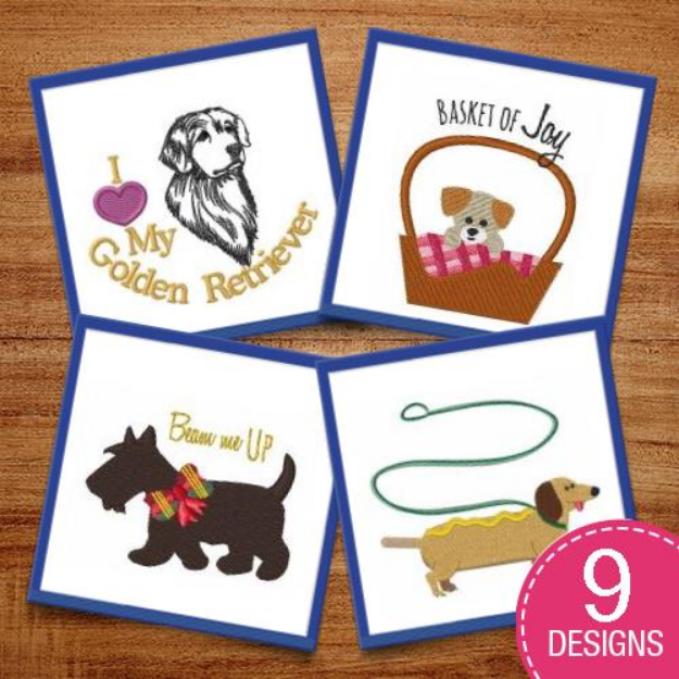 Picture of Furever Friends Embroidery Design Pack