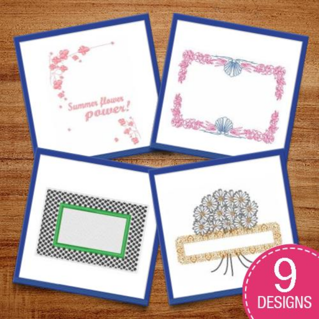 Picture of Corners & Decorative Frames Embroidery Design Pack