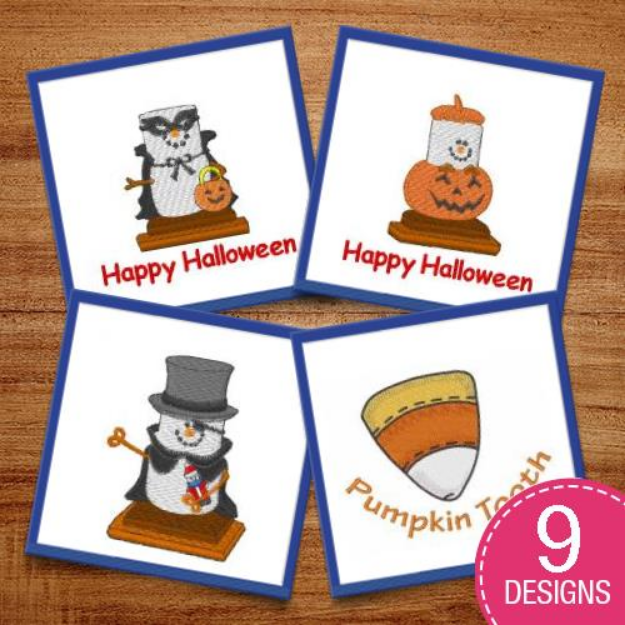 Picture of Halloween Treats Embroidery Design Pack
