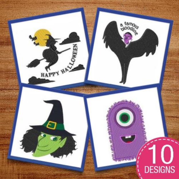 Picture of Put A Spell On You Embroidery Design Pack