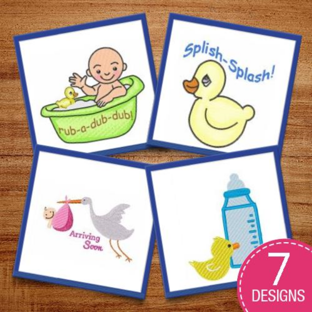 Picture of Baby On Board! Embroidery Design Pack