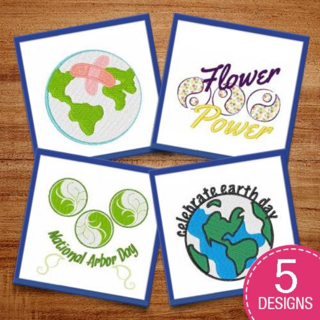 Picture of Around The World Embroidery Design Pack