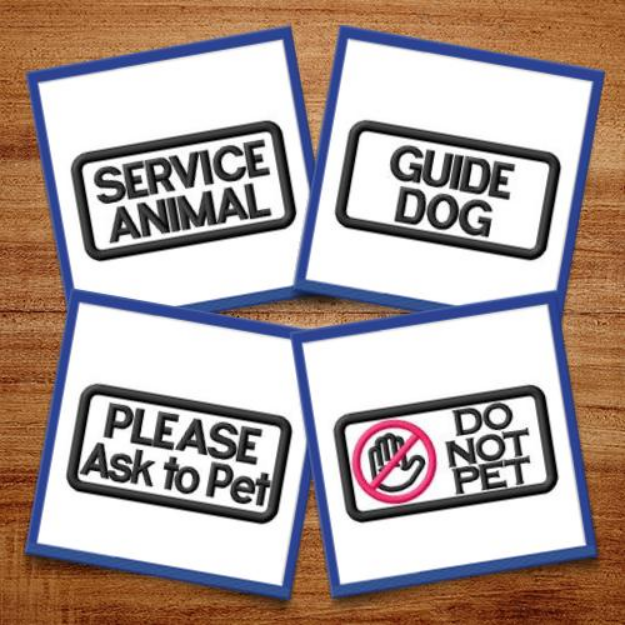 Picture of Service Dog Pack 1 Embroidery Design Pack