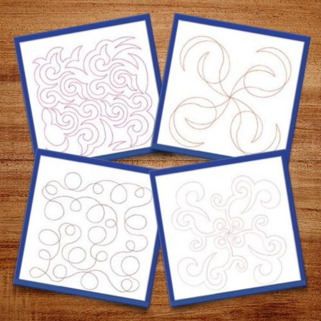 Picture of Stipple 2 Embroidery Design Pack