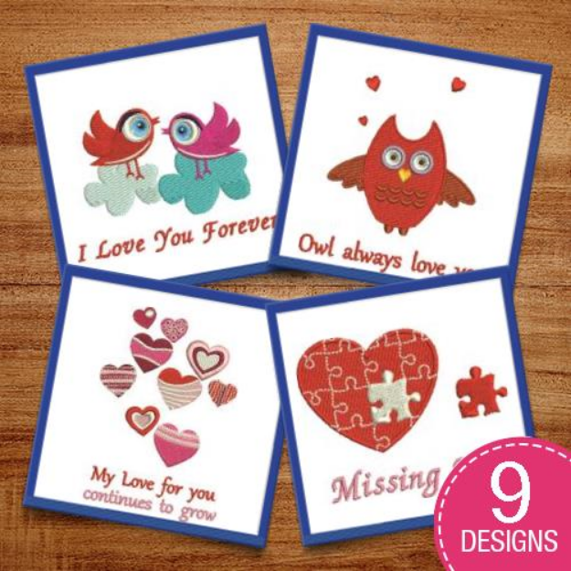Picture of Love You For Always Embroidery Design Pack
