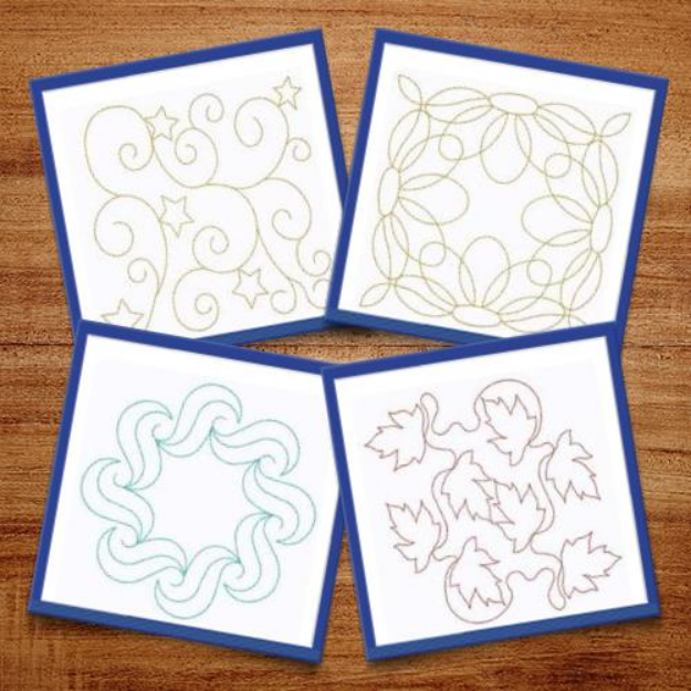 Picture of Stipple 14 Embroidery Design Pack
