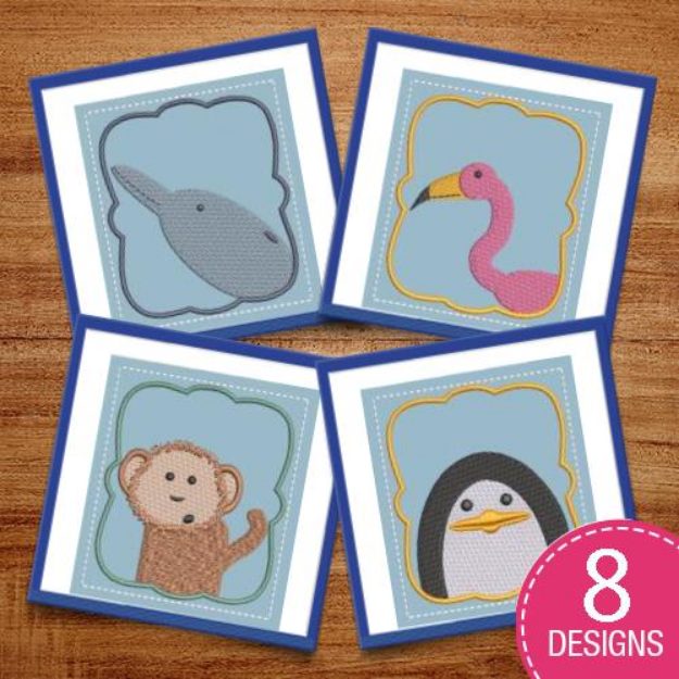 Picture of Memory Game Pieces Embroidery Design Pack