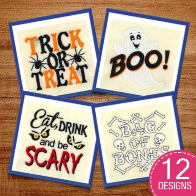 Picture of Halloween Goodie Bags Embroidery Design Pack