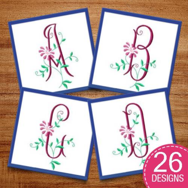 Picture of Monogram 83 Embroidery Design Pack