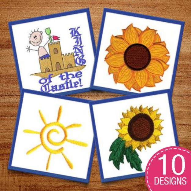 Picture of Summer Living Embroidery Design Pack
