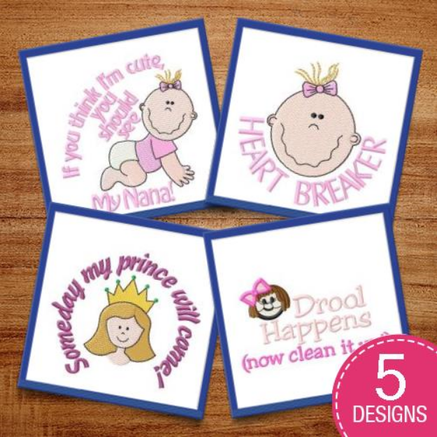 Picture of Baby Heart Breakers Embroidery Design Pack