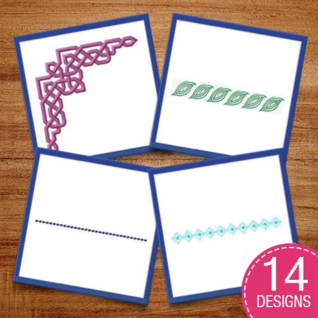 Picture of Nice Border There! Embroidery Design Pack