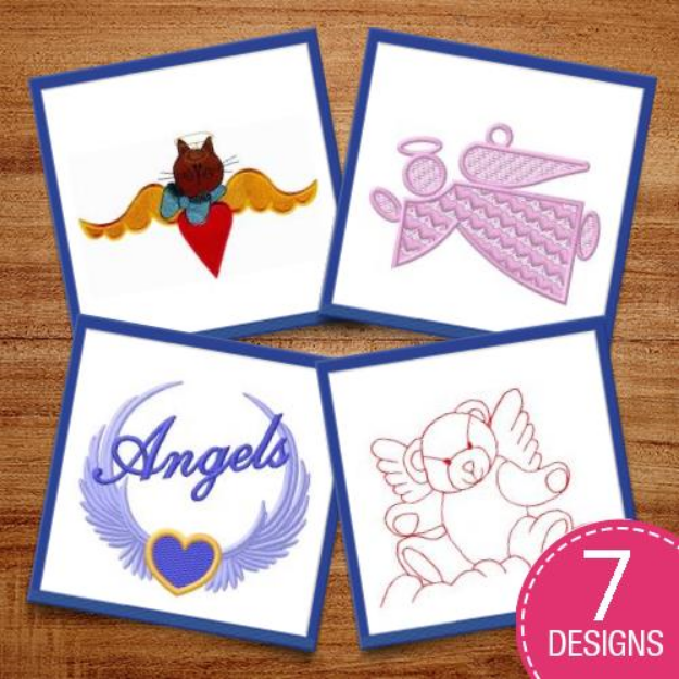 Picture of Be An Angel Embroidery Design Pack