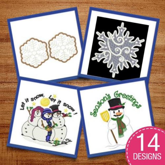 Picture of December 25ths Delights Embroidery Design Pack