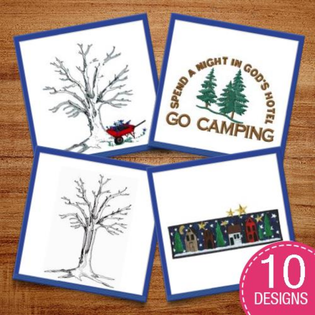 Picture of Winter Snow & Christmas Fun Embroidery Design Pack
