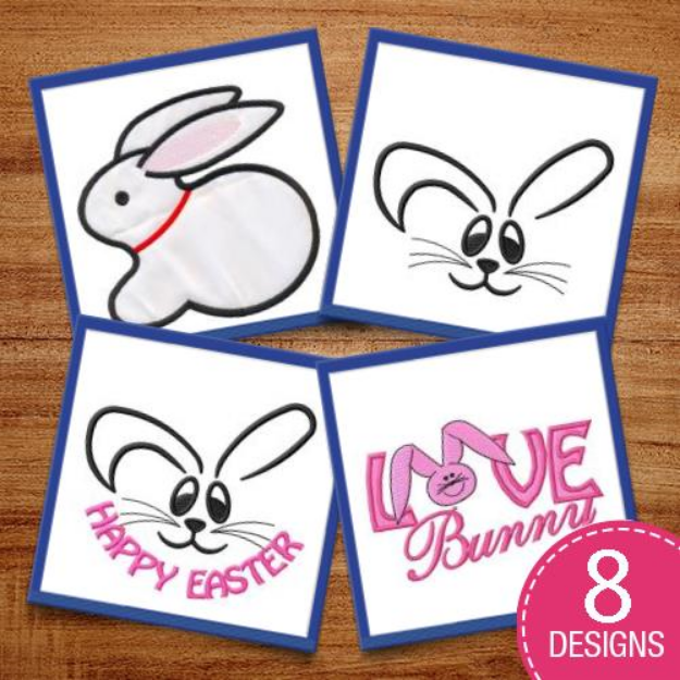 Picture of Adorable Easter Animals Embroidery Design Pack
