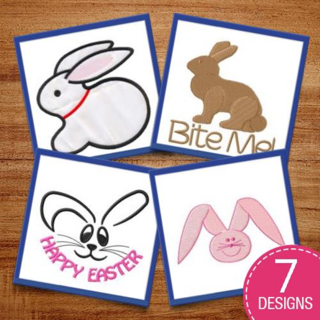 Picture of Have A Hoppy Easter Embroidery Design Pack