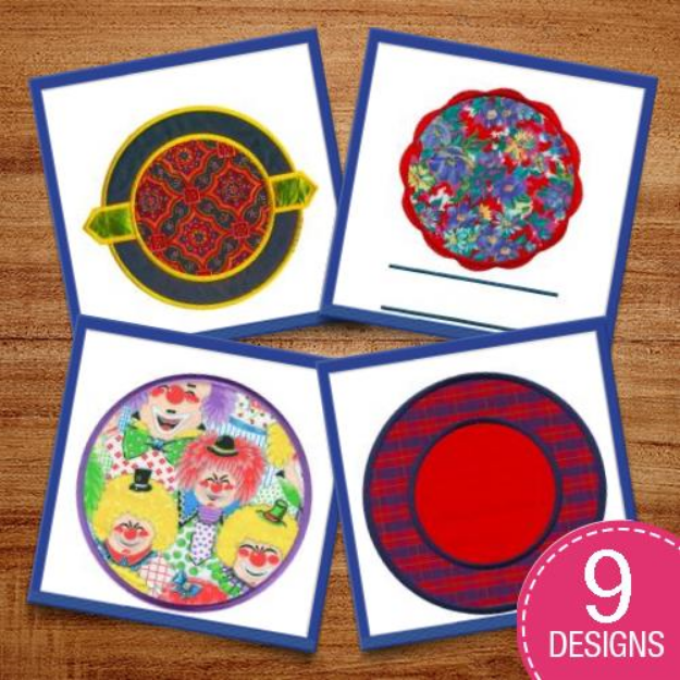 Picture of Decorative Circles Embroidery Design Pack