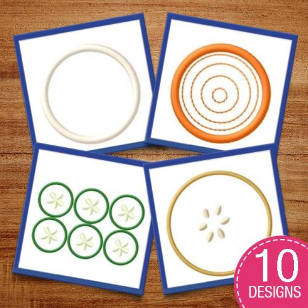 Picture of Circles & Swirls, Oh My! Embroidery Design Pack