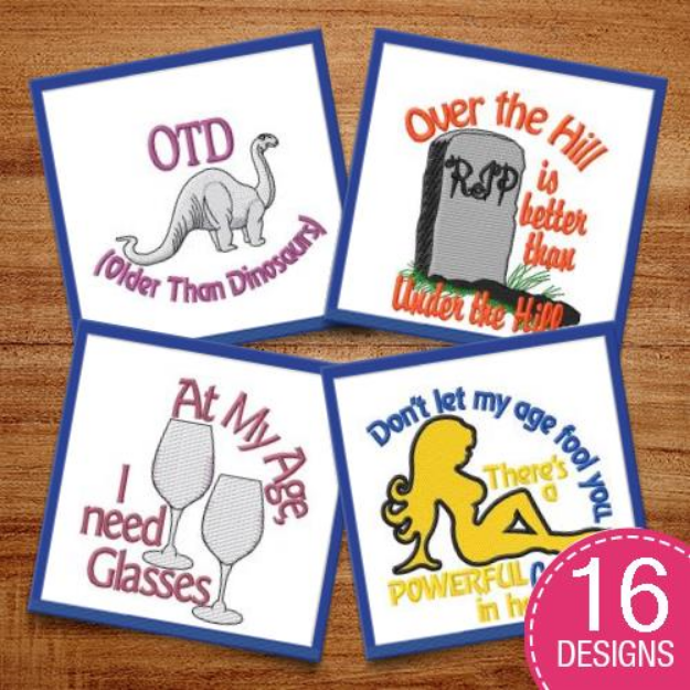 Picture of Miscellaneous Funny Sayings Embroidery Design Pack