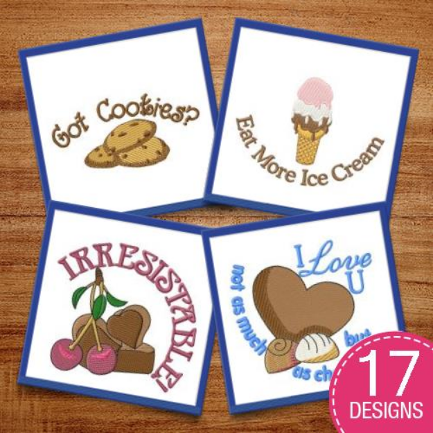 Picture of Sweet Treats For You! Embroidery Design Pack