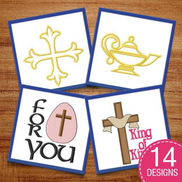 Picture of Christianity Is Alive Embroidery Design Pack