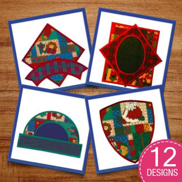 Picture of Christmas Applique Designs Embroidery Design Pack