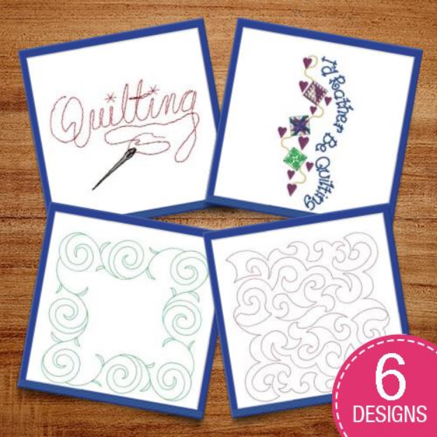 Picture of Lets Get Quilting! Embroidery Design Pack