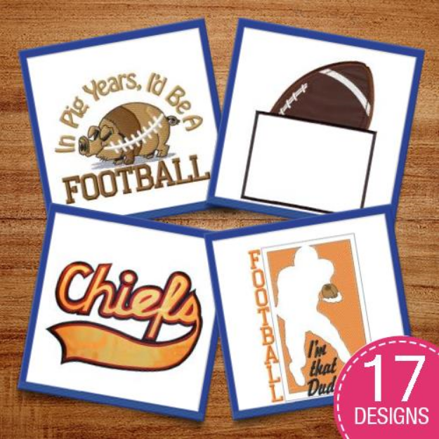 Picture of ItS Football Season! Embroidery Design Pack