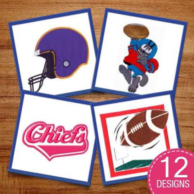Picture of TOUCHDOWN!!! Embroidery Design Pack