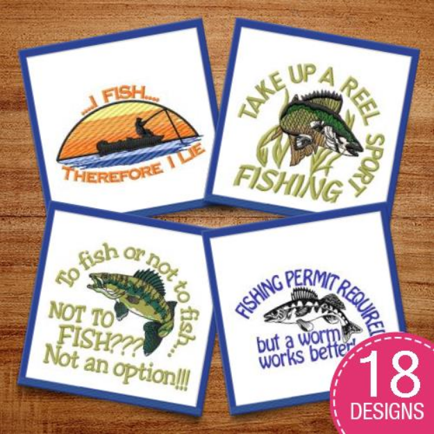 Picture of Fishing, A REEL Sport Embroidery Design Pack