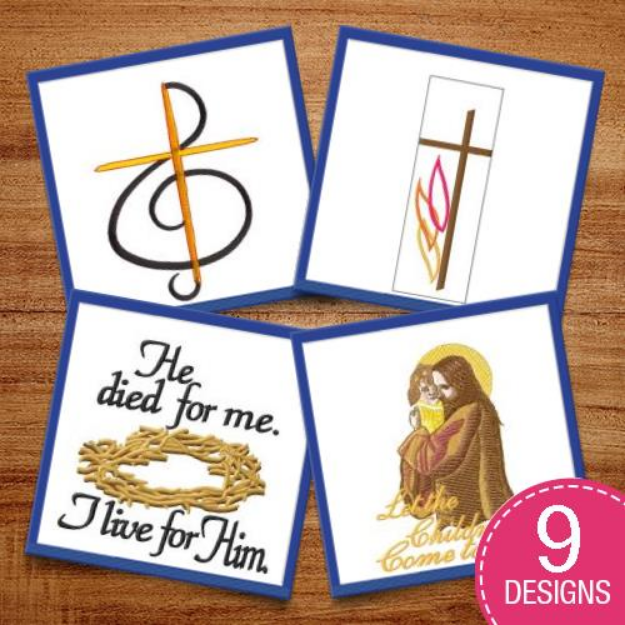 Picture of Live For HIM! Embroidery Design Pack
