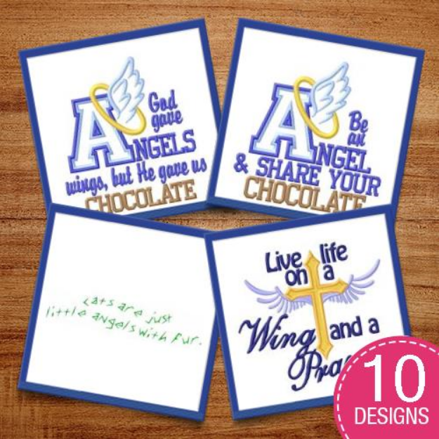Picture of On A Wing & A Prayer Embroidery Design Pack