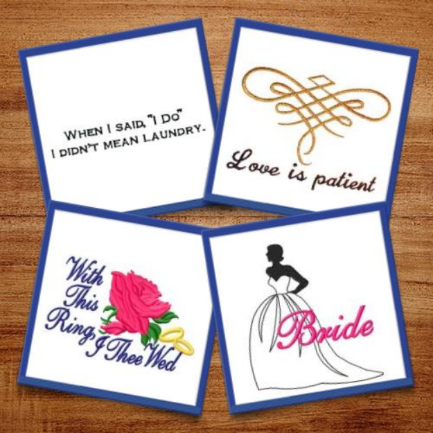 Picture of Say I Do! Embroidery Design Pack