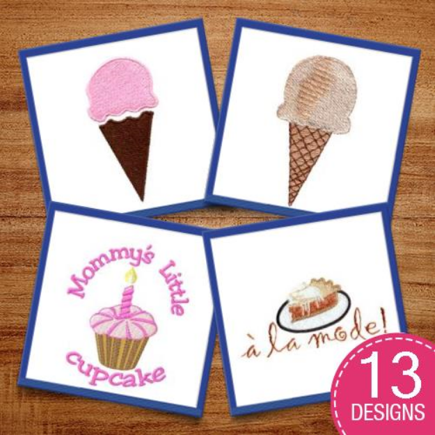 Picture of Sweet Delights Embroidery Design Pack