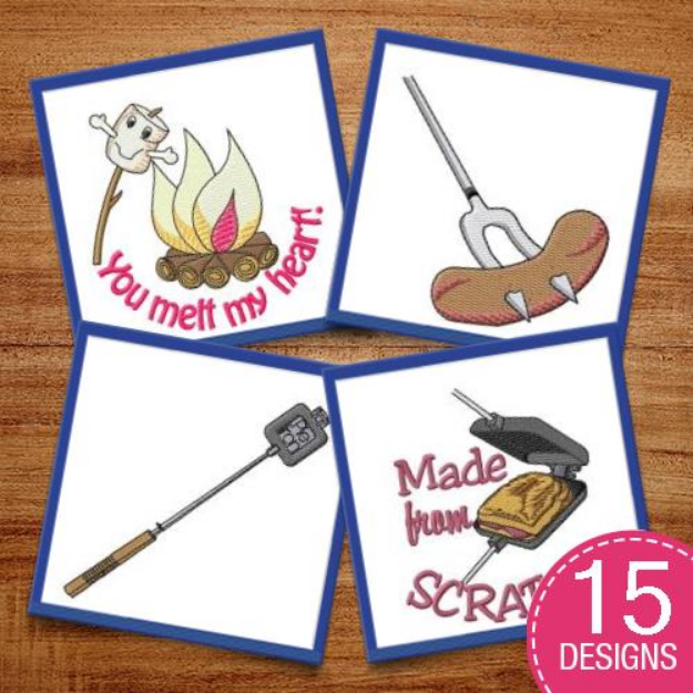 Picture of Kiss The Chef Embroidery Design Pack